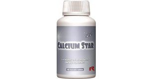 STARLIFE CALCIUM STAR, 40 tbl - kalciumot tartalmazó vanília ízű rágótabletta cukorral és édesítőszerrel, étrend-kiegészítő készítmény (STARLIFE-6185)