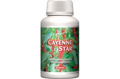 STARLIFE CAYENNE STAR, 60 cps - cayenne paprikát tartalmazó étrend-kiegészítő kapszula (STARLIFE-1105)