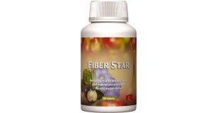 STARLIFE FIBER STAR, 60 tbl - Növényi rostokat és gyógynövényeket tartalmazó étrend-kiegészítő tabletta vitaminokkal (STARLIFE-1400)