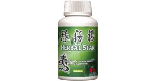 STARLIFE HERBAL STAR, 60 tbl - Zöldtea-kivonatot, gyógynövényeket és gombákat tartalmazó étrend-kiegészítő tabletta C-vitaminnal és ásványi anyagokkal (STARLIFE-1890)
