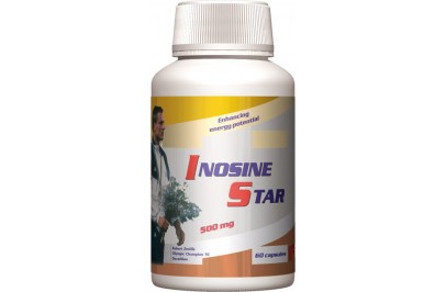 STARLIFE INOSINE STAR, 60 cps - Inozint tartalmazó kapszula sportolóknak, nehéz fizikai munkát végzőknek (STARLIFE-4577)