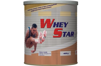 STARLIFE WHEY STAR, 400 g - magas fehérjetartalmú, jó minőségű fehérjekoncentrátum (STARLIFE-4590)