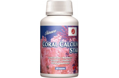 STARLIFE CORAL CALCIUM STAR, 90 cps - Korallból nyert kalciumot tartalmazó kapszula magnéziummal és D-vitaminnal (STARLIFE-1852)