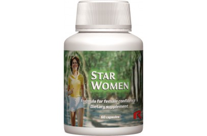STARLIFE STAR WOMEN, 60 kapszula (cps) - Gyógynövényeket és cinket tartalmazó étrend-kiegészítő kapszula nőknek (STARLIFE-1008)