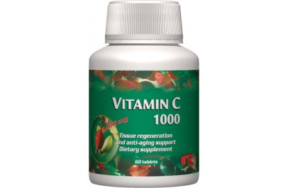 STARLIFE VITAMIN C 1000, 60 tbl - Csipkebogyó kivonatot és C-vitamint tartalmazó étrend-kiegészítő tabletta (STARLIFE-7303)