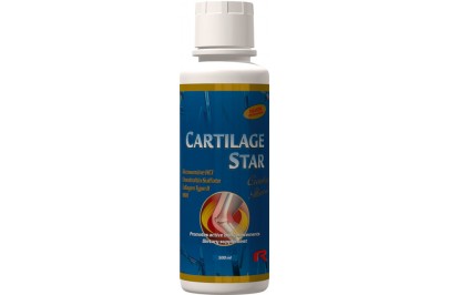 STARLIFE CARTILAGE STAR, 500 ml - Bogyós gyümölcslé alapú, glükózamint, MSM-et, kondroitin-szulfátot, kollagént tartalmazó oldat C-vitaminnal, étrend-kiegészítő (STARLIFE