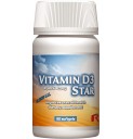 STARLIFE VITAMIN D3 STAR, 60 sfg - az immunitás és a csontrendszer egészségének növelésére (STARLIFE-7304)
