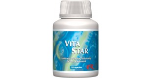 STARLIFE VITA STAR, 30 cps - Óriás bokrostaplót, pecsétviasz gombát és shiitake gombát tartalmazó étrend-kiegészítő kapszula (STARLIFE-5845)