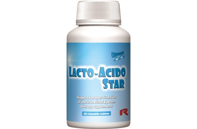 STARLIFE LACTO-ACIDO STAR, 60 tbl - Probiotikumot (tejsavbaktériumokat) tartalmazó étrend-kiegészítő kapszula (STARLIFE-6710)