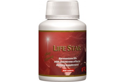 STARLIFE LIFE STAR, 60 kapszula (cps) - Fürtös sülyfű gyökér-port tartalmazó étrend-kiegészítő tabletta a szervezet harmonizálására (STARLIFE-1200)