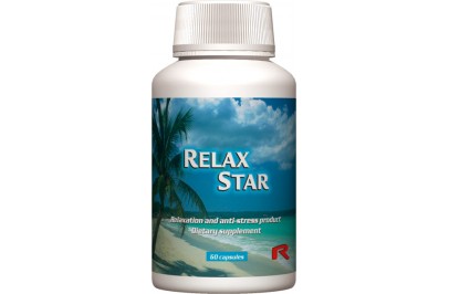 STARLIFE RELAX STAR, 60 cps - Gyógynövényeket tartalmazó étrend-kiegészítő kapszula C- és B-vitaminokkal, citrus bioflavonoidokkal a jó közérzetért (STARLIFE-2740)