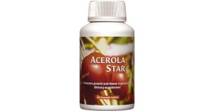 STARLIFE ACEROLA STAR, 60 tabletta, acerola gyümölcsöt tartalmazó rágótabletta (STARLIFE-1000)