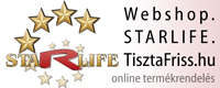 STARLIFE webáruház, online termék rendelés: bezárt!